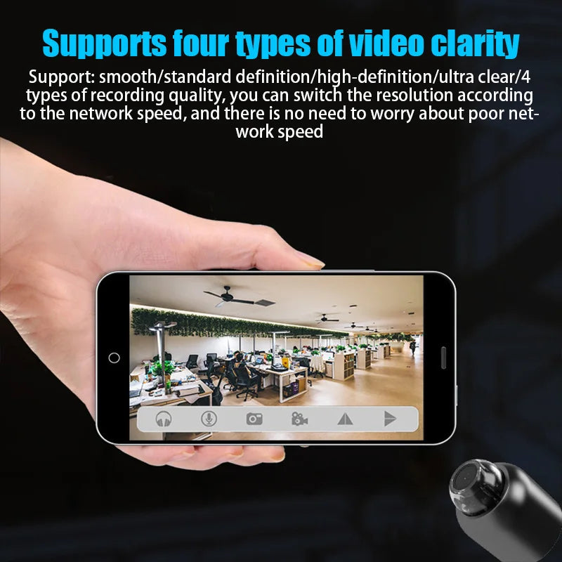 Mini Camera 1080P Clear Night Vision Lightweight Portable Premium