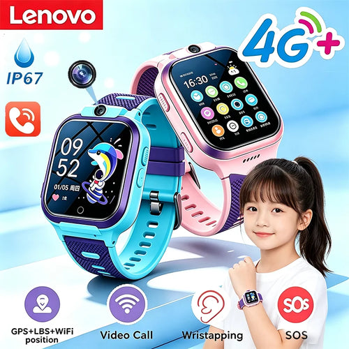 Lenovo 2026 New 5G Kids GPS Smart Watch