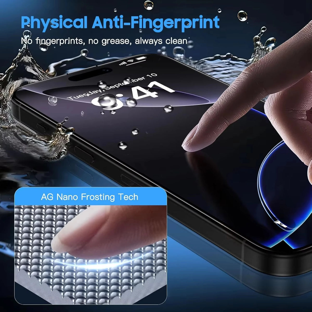Matte Privacy Screen Protector For iPhone Soft Ceramic Film